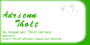 adrienn tholt business card